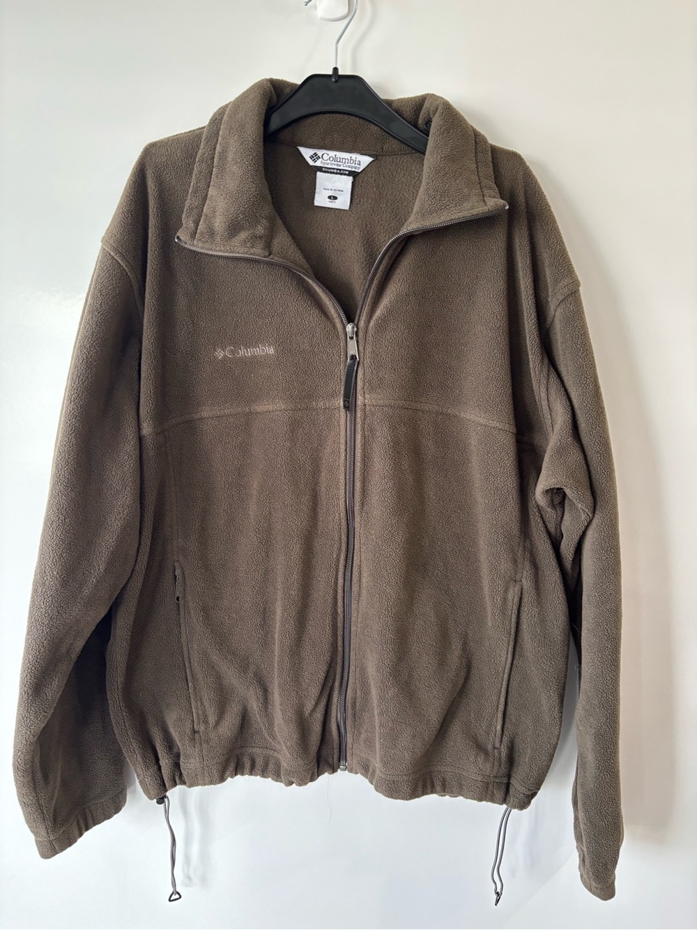 Columbia Men's Brown Full-Zip Fleece Jacket